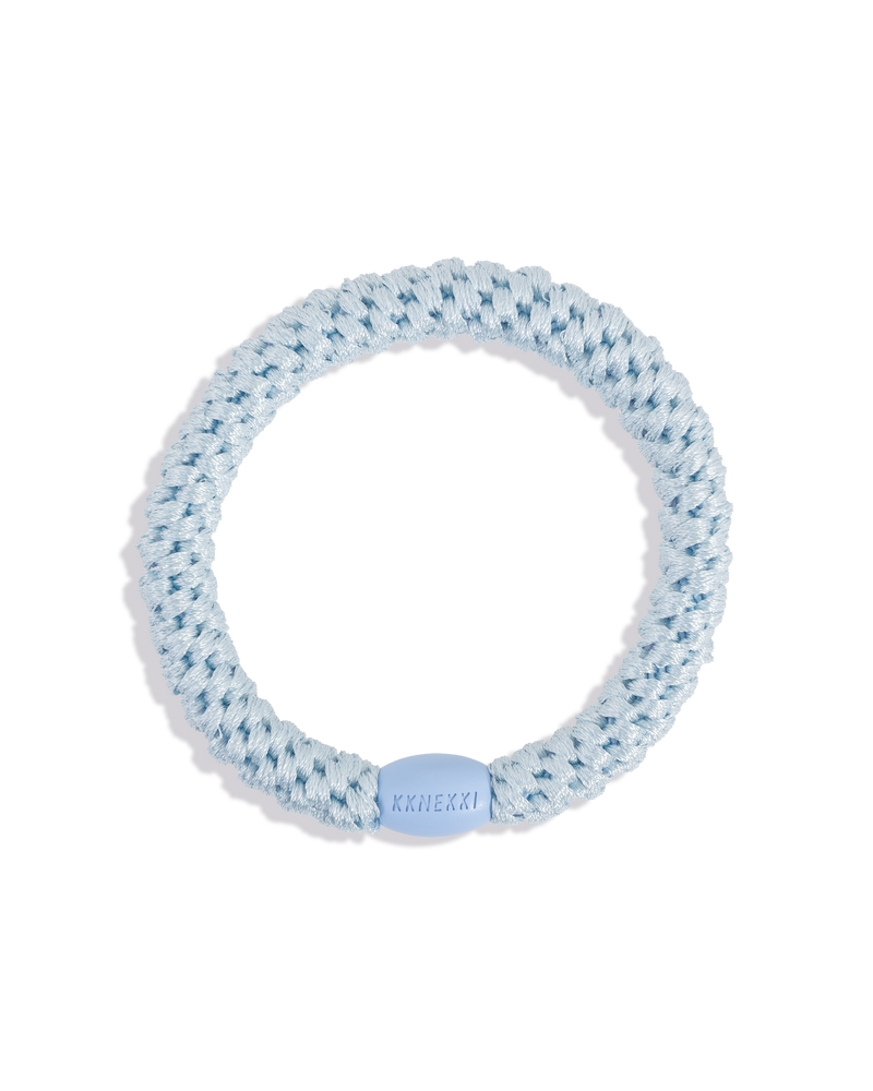 Élastique tressé Baby Blue bleu pastel - KKNEKKI