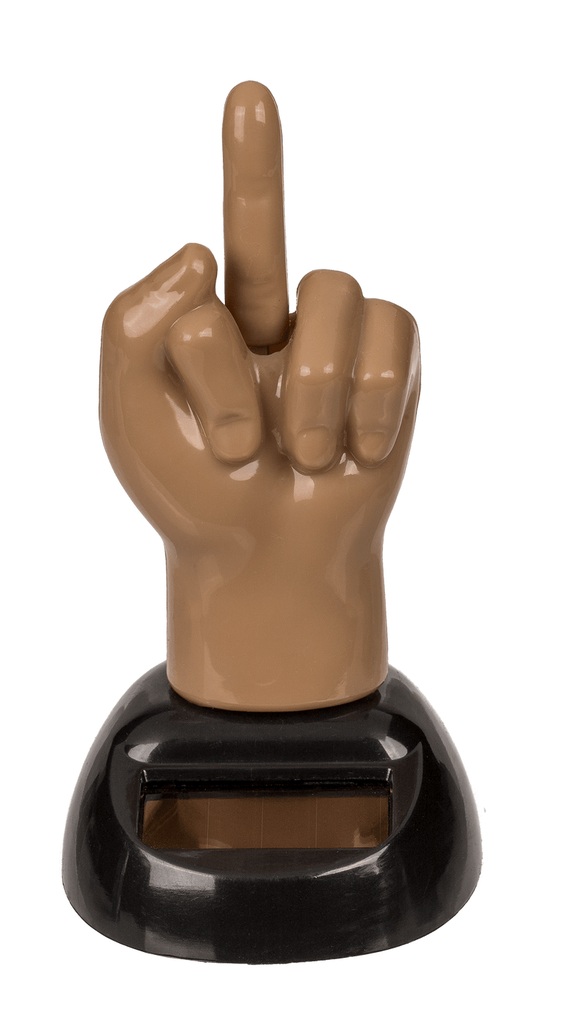 Figurine solaire doigt d’honneur 7 cm