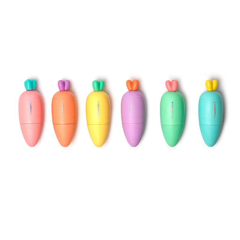 6 mini surligneurs LEGAMI Carrate Team
