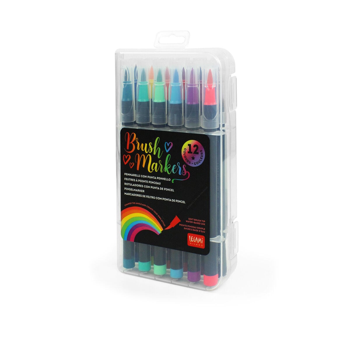 12 feutres pinceaux LEGAMI Brush Markers