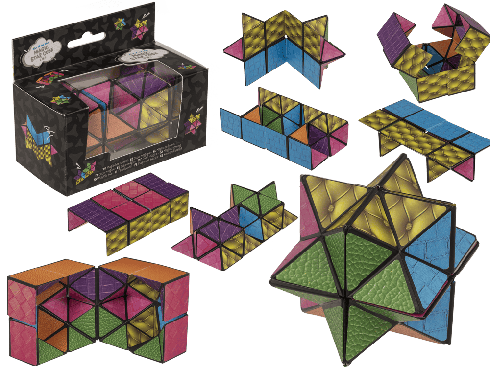 Cubes articulés Star 2 en 1, ensemble de deux