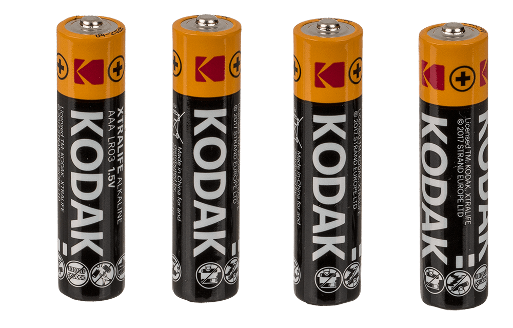 Piles Kodak Xtralife AAA 1,5 V, lot de 4