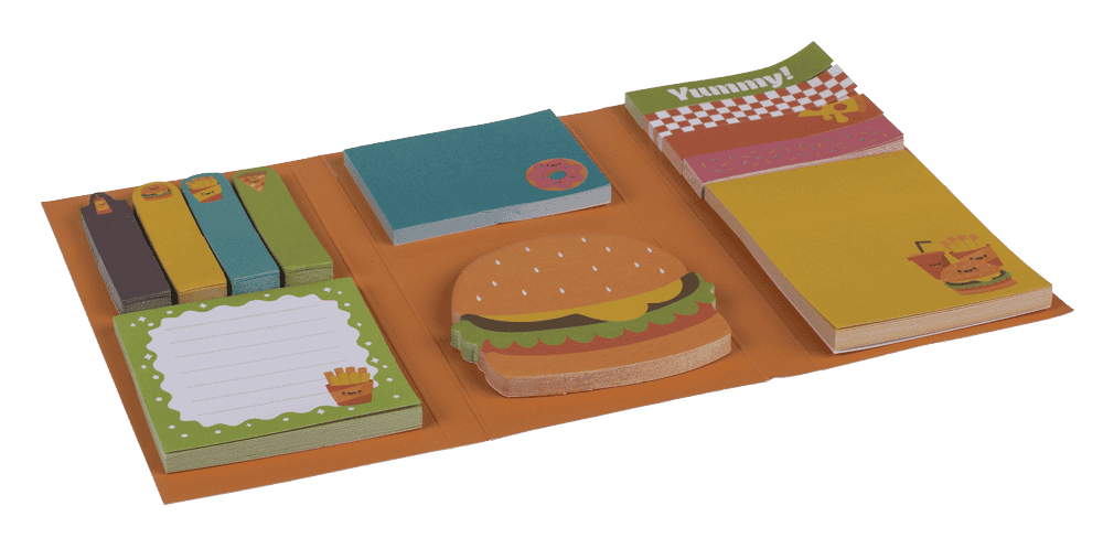Notes repositionnables Fast Food