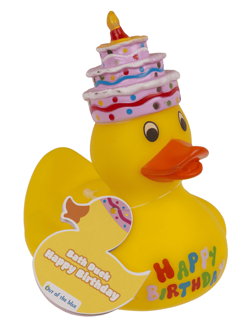 Canard de bain couineur Happy Birthday