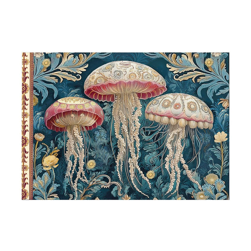 Cahier Art nouveau Méduses, 48 pages - Gwenaëlle T