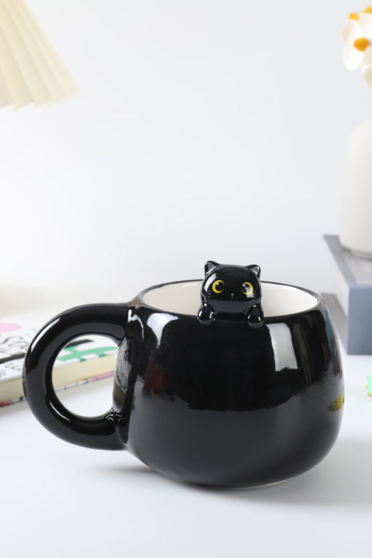Mug chat noir en céramique - i-Total