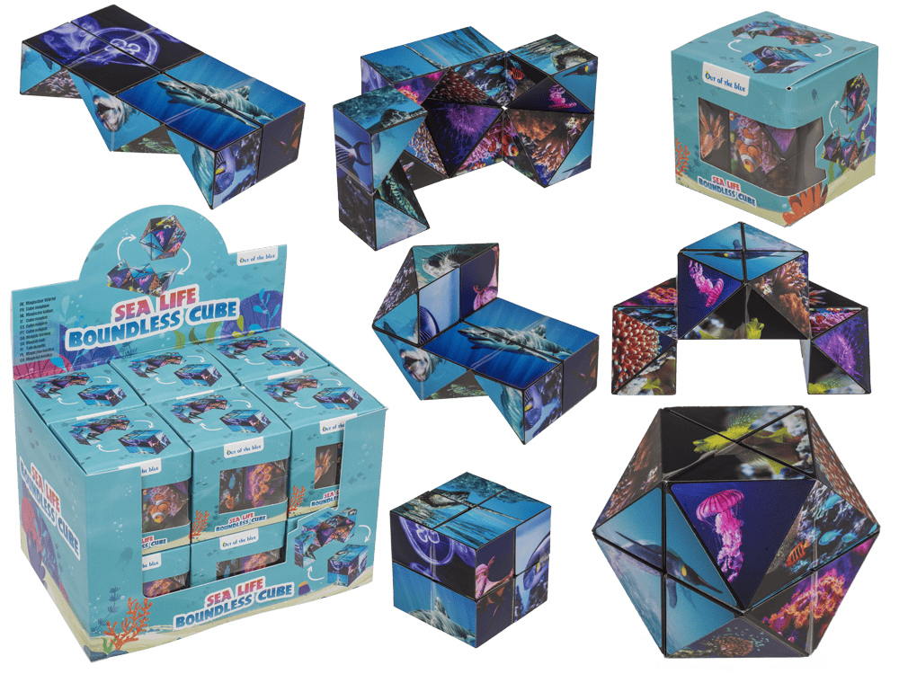 Cube transformable Boundless Sealife, décor marin