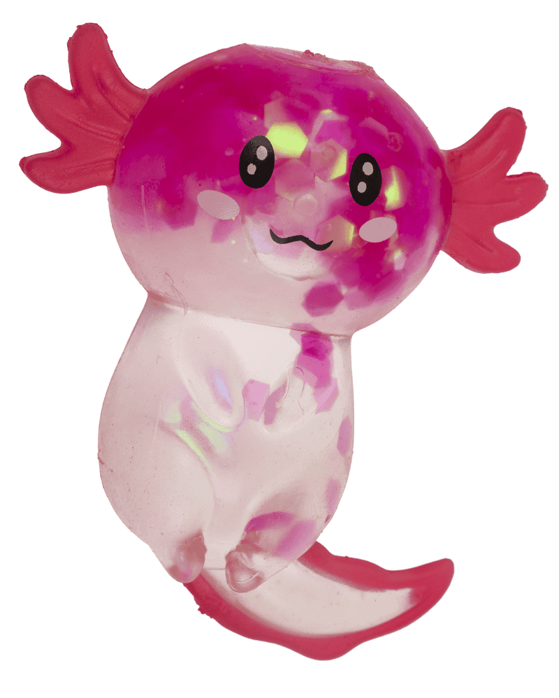 Axolotl à presser avec paillettes