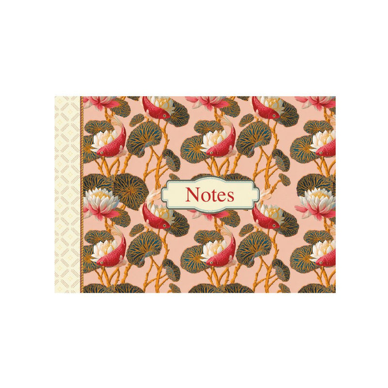 Mini cahier Pattern Rose Poisson - Gwenaëlle T