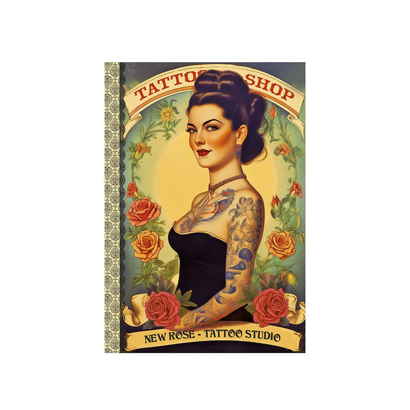 Carnet de mots de passe Femme tatouée - Gwenaëlle T