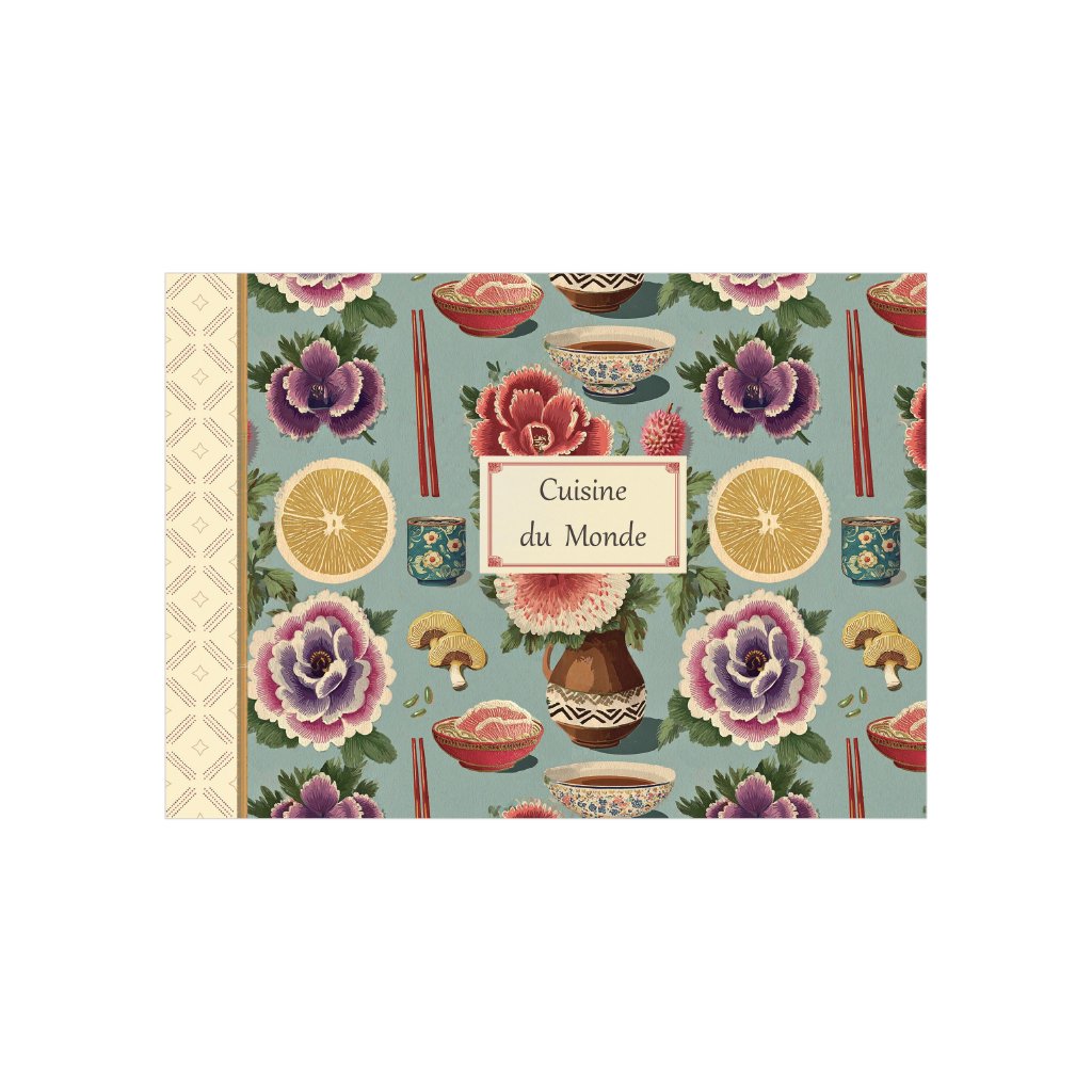 Mini cahier illustré Cuisine du monde 48 pages