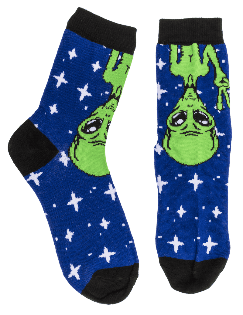 Chaussettes Alien bleu foncé, pointures 36–42