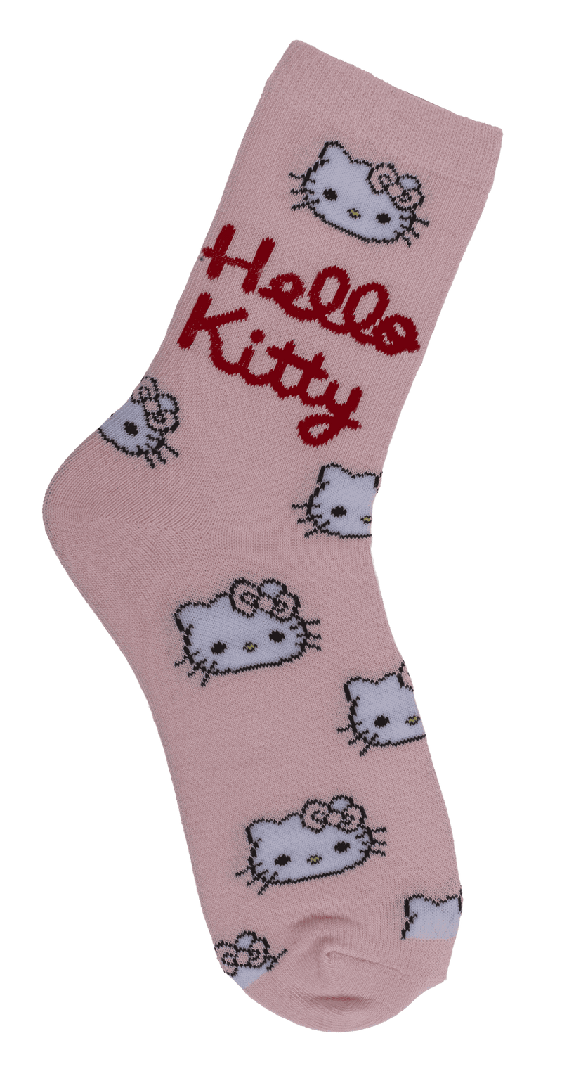 Chaussettes Hello Kitty roses, pointures 28-35