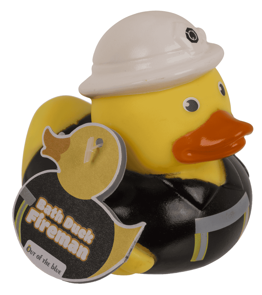 Canard de bain couineur pompier