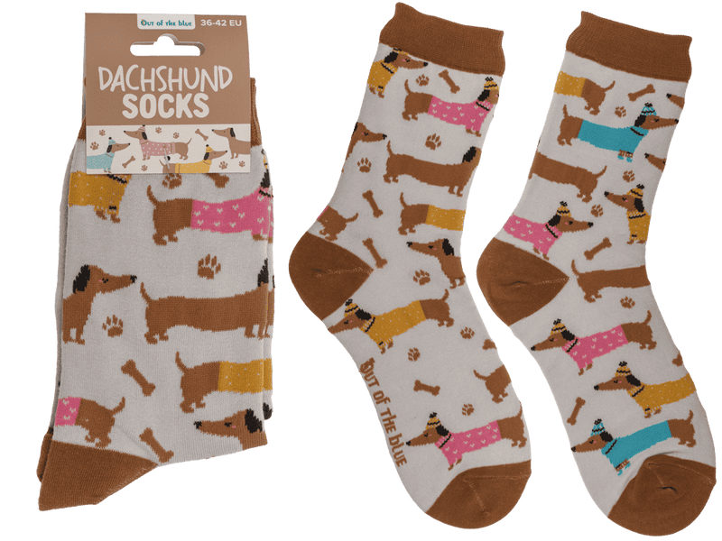 Chaussettes teckel d’hiver 36-42