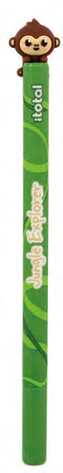Stylo Climby Jungle Explorer singe, encre verte - i-Total