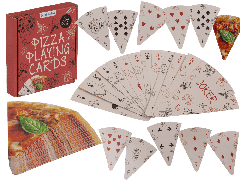 Cartes à jouer Pizza, 54 cartes