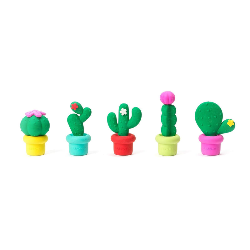 Gommes cactus parfum fraise LEGAMI Free Hugs, set de 5