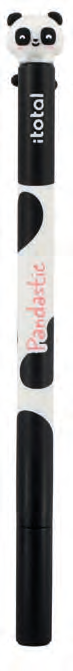 Stylo effaçable Climby panda noir - i-Total