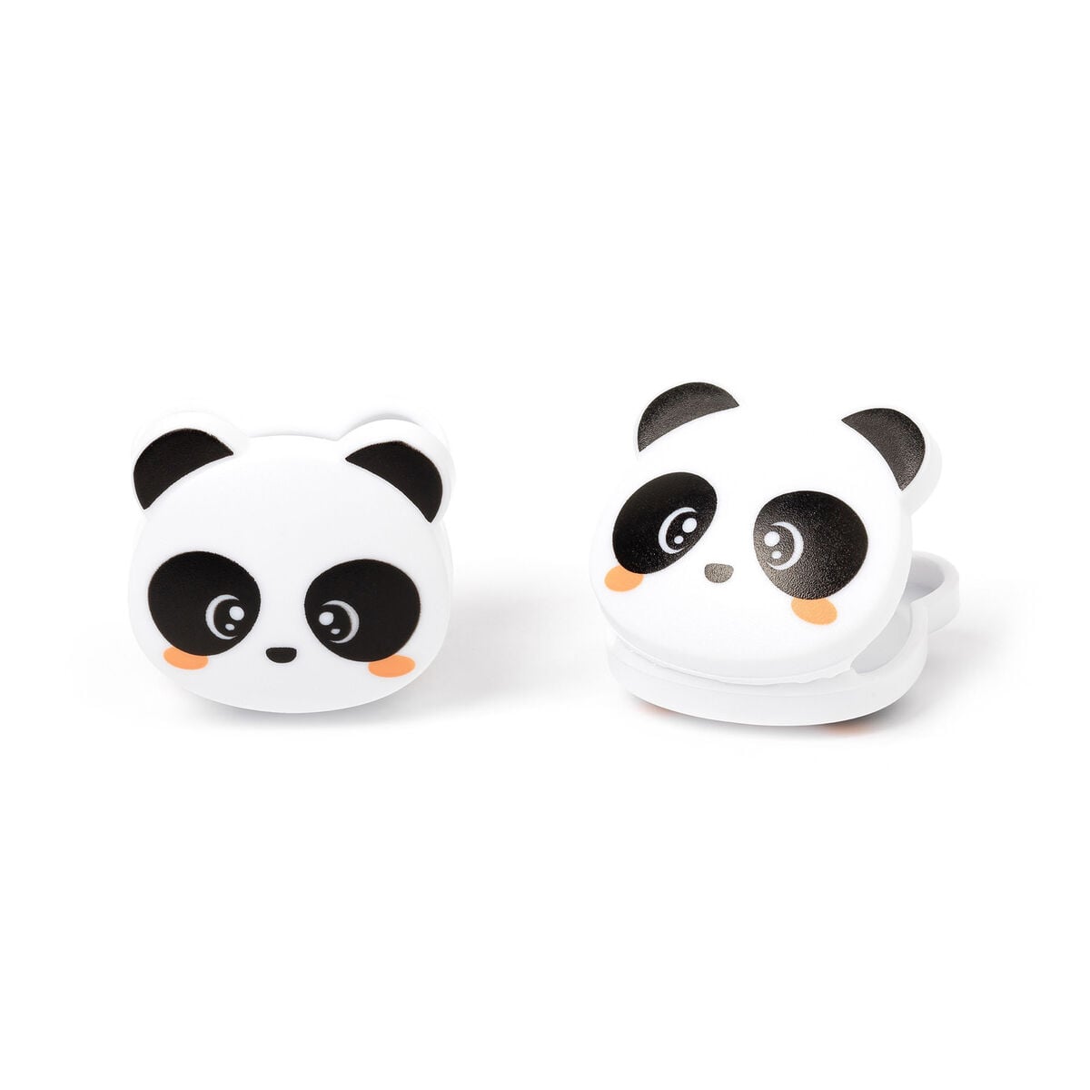 Pinces ferme-sachet LEGAMI Panda ou Cœurs, set de 6