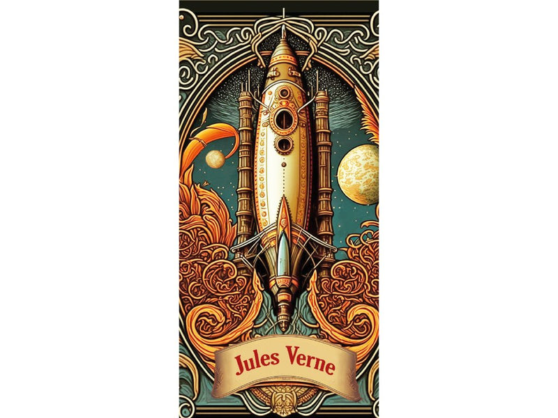 Carte postale Jules Verne, 10 × 21 cm - Gwenaëlle