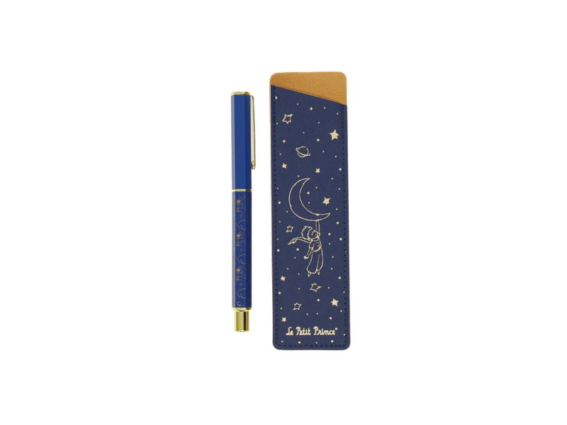 Stylo bleu Le Petit Prince et son étui illustré - KIUB