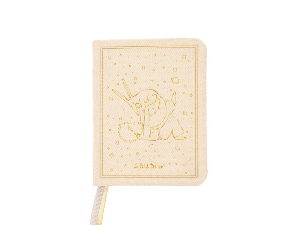 Carnet A7 ligné Le Petit Prince crème, KIUB
