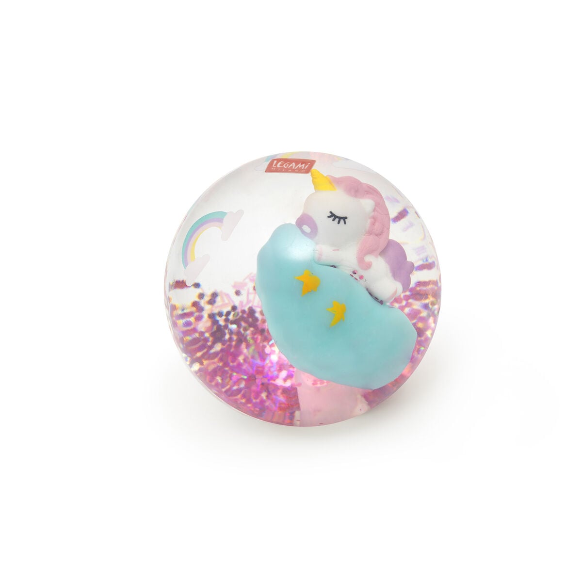 Balle lumineuse rebondissante LEGAMI Licorne