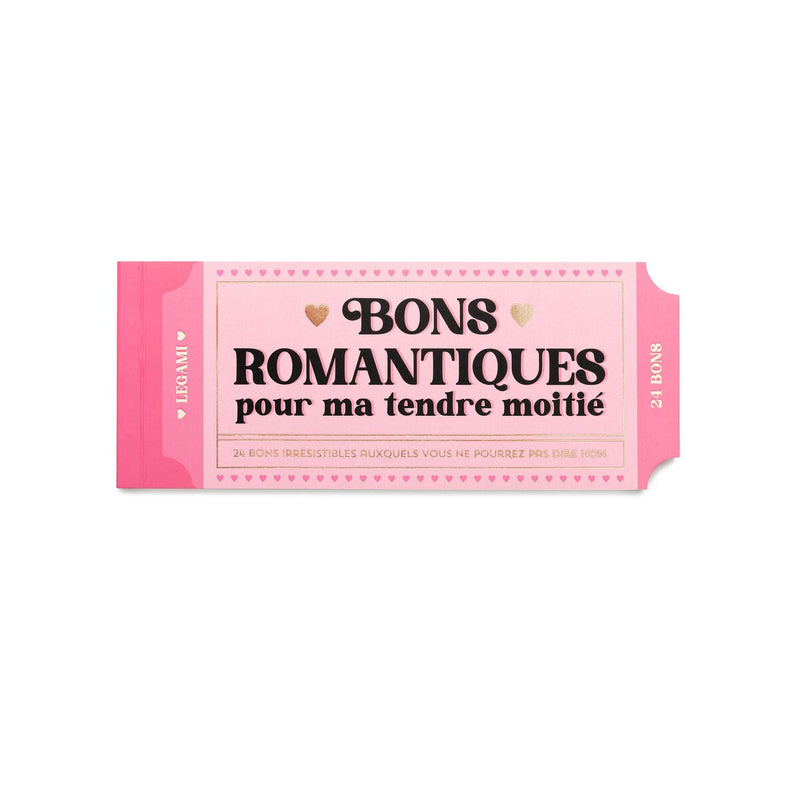 Carnet LEGAMI de 24 bons romantiques en français