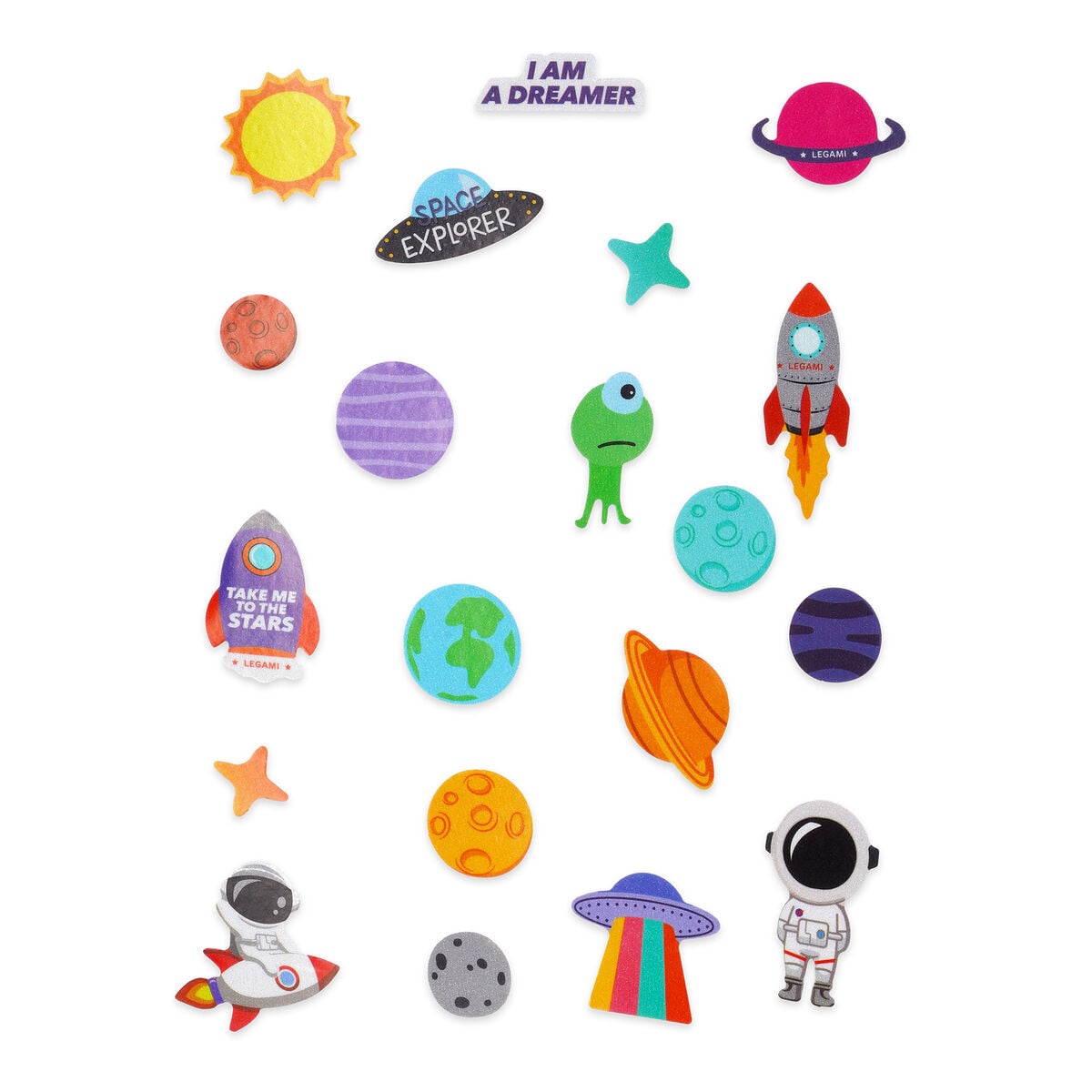 40 stickers réfléchissants vélo LEGAMI Space