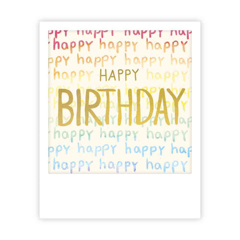 Mini carte postale Happy Happy Birthday | Pickmotion