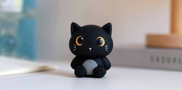 Gomme 3D XL chat noir i-Total