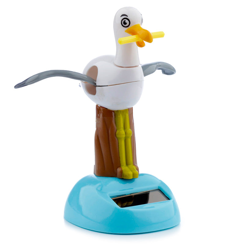 Figurine solaire mouette