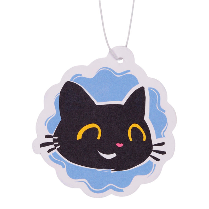 Désodorisant Lucky chat noir, parfum citron