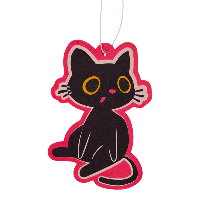 Désodorisant chat noir Lucky parfum cerise