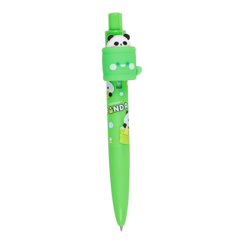 Stylo Panda Pop Up vert à encre noire