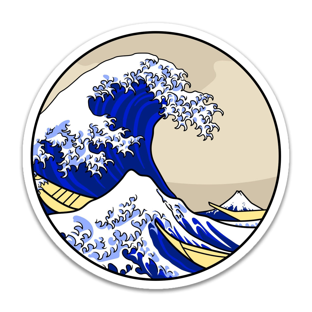 Sticker La Grande Vague d’Hokusai