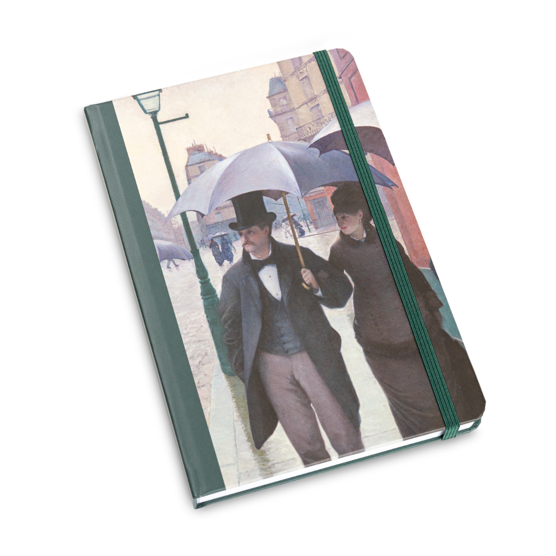 Carnet ligné Rue de Paris de Gustave Caillebotte