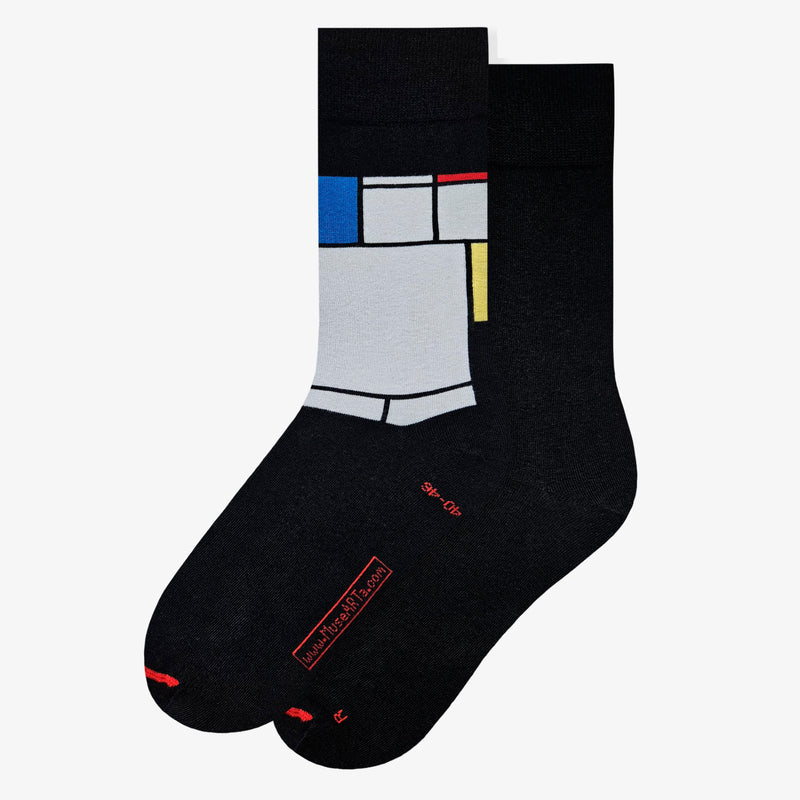 Chaussettes Mondrian, Composition - MuseARTa