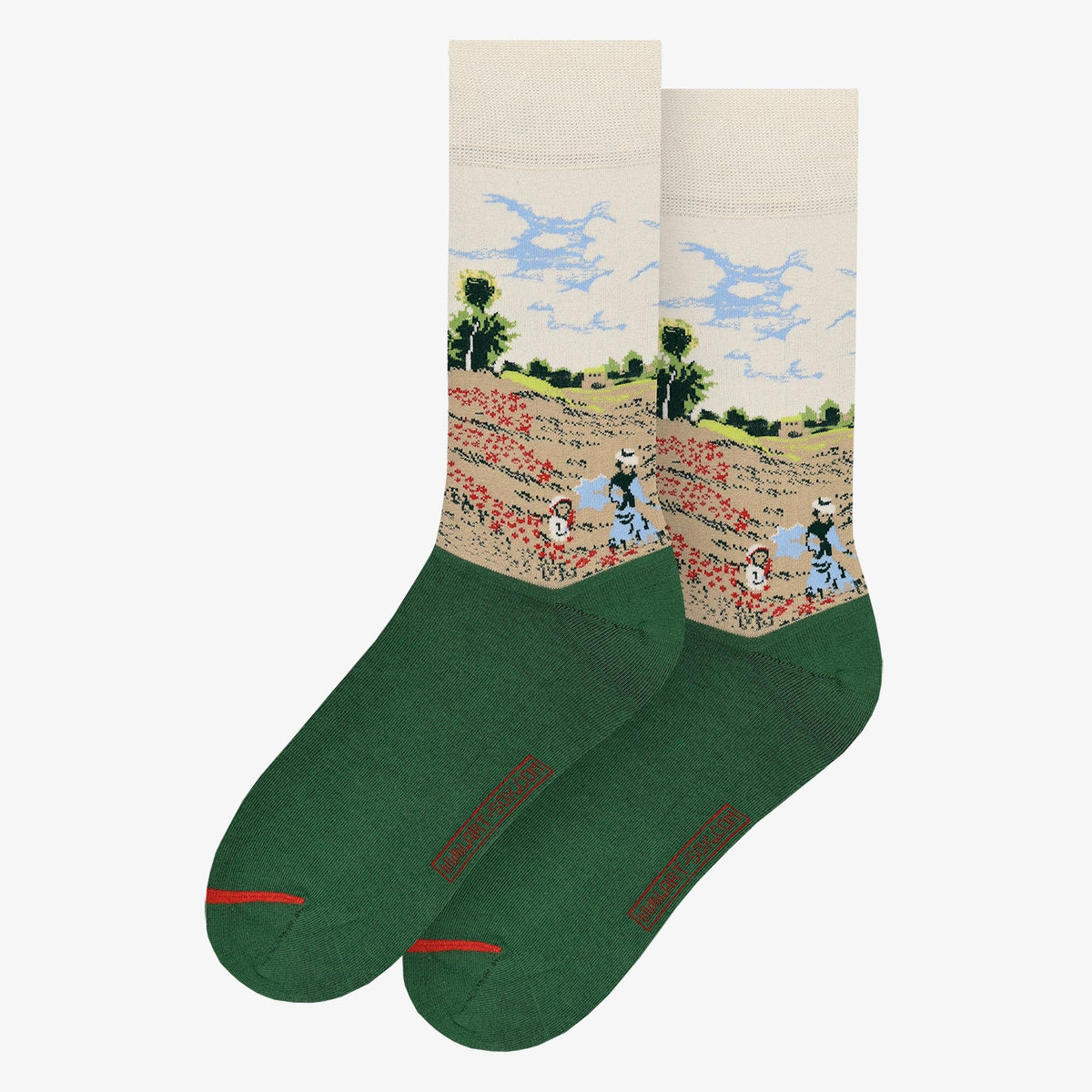 Chaussettes Monet, Les Coquelicots - MuseARTa