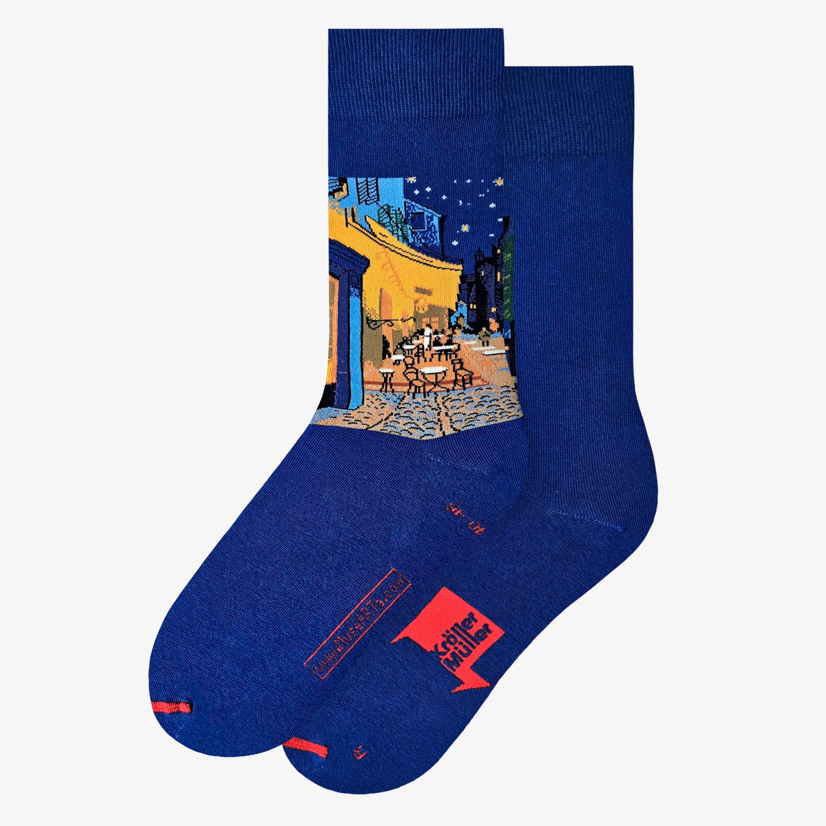 Chaussettes Van Gogh Terrasse du café, 40–46 | MuseARTa