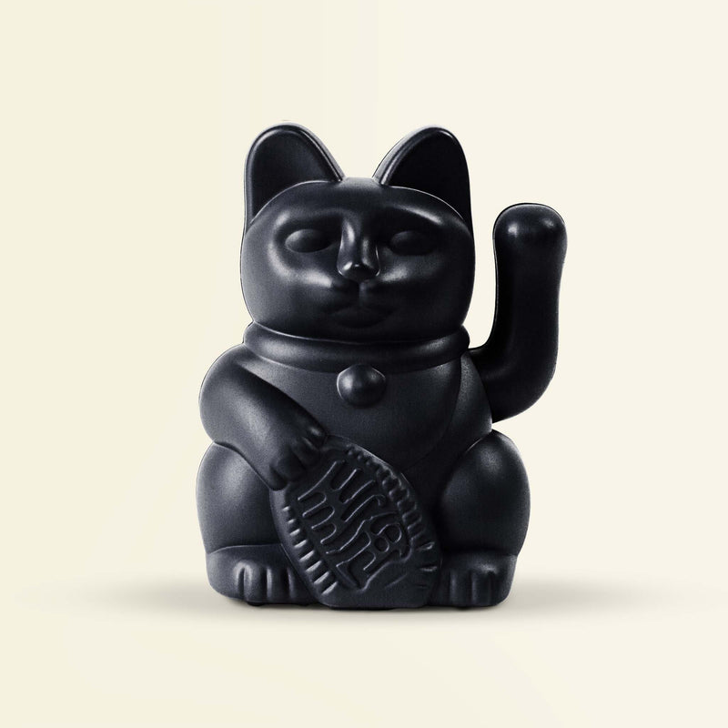 Chat Lucky Cat Solar noir Donkey