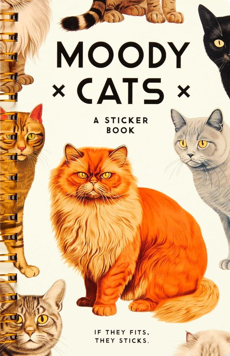 Moody Cats, livre de stickers Brass Monkey