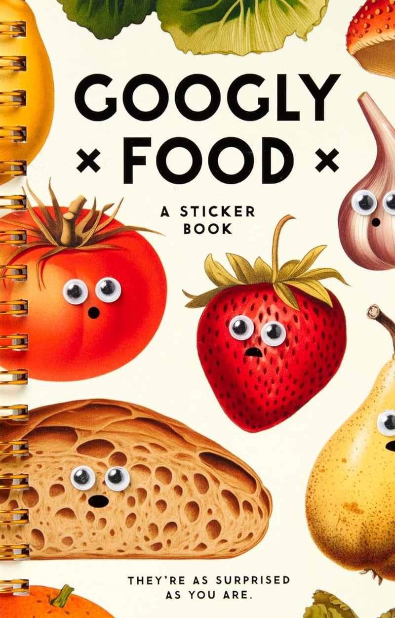 Googly Food, livre de stickers Brass Monkey