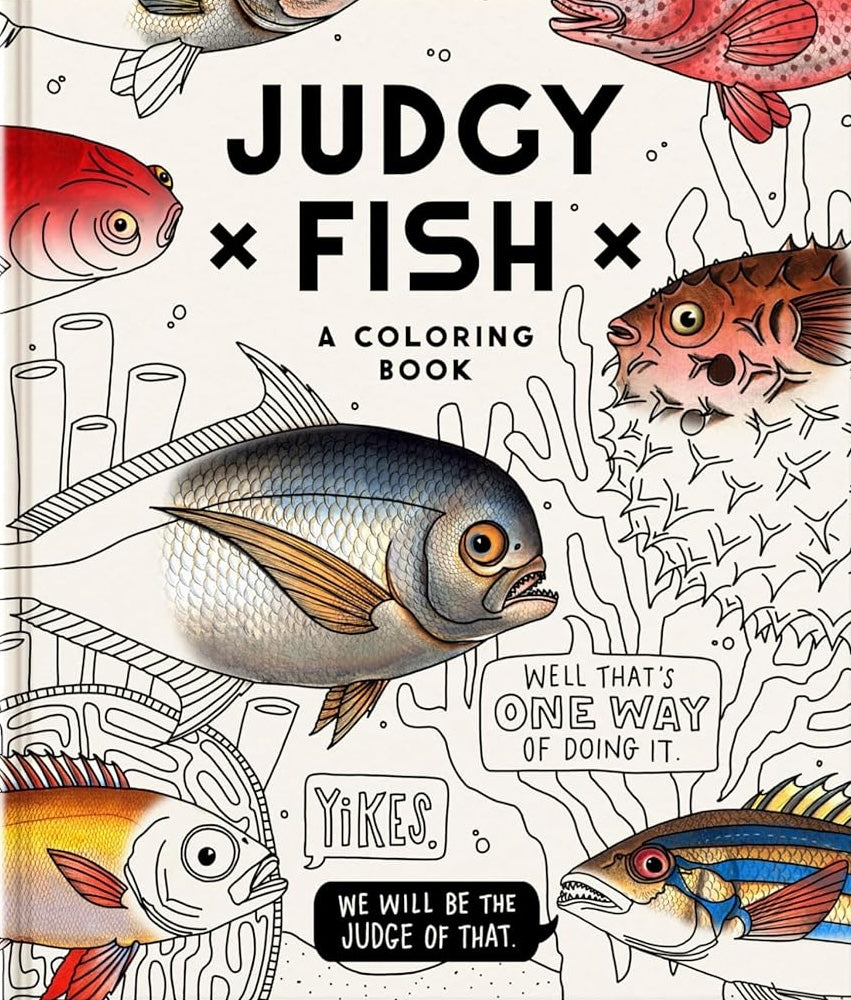 Judgy Fish, livre de coloriage Brass Monkey