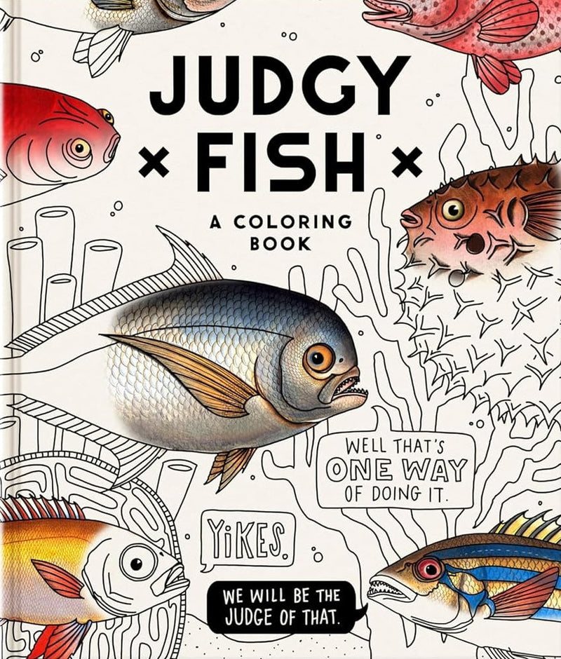 Judgy Fish, livre de coloriage Brass Monkey