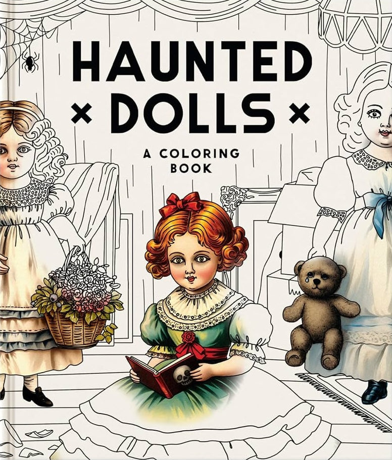 Haunted Dolls, livre de coloriage Brass Monkey