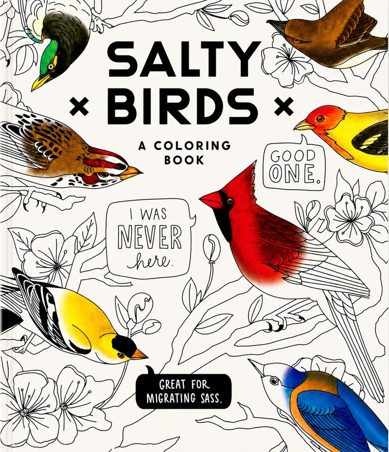 Salty Birds, livre de coloriage Brass Monkey