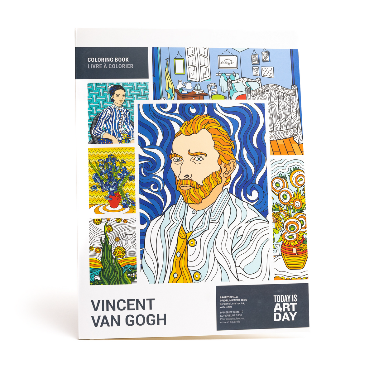 Vincent van Gogh, livre de douze coloriages