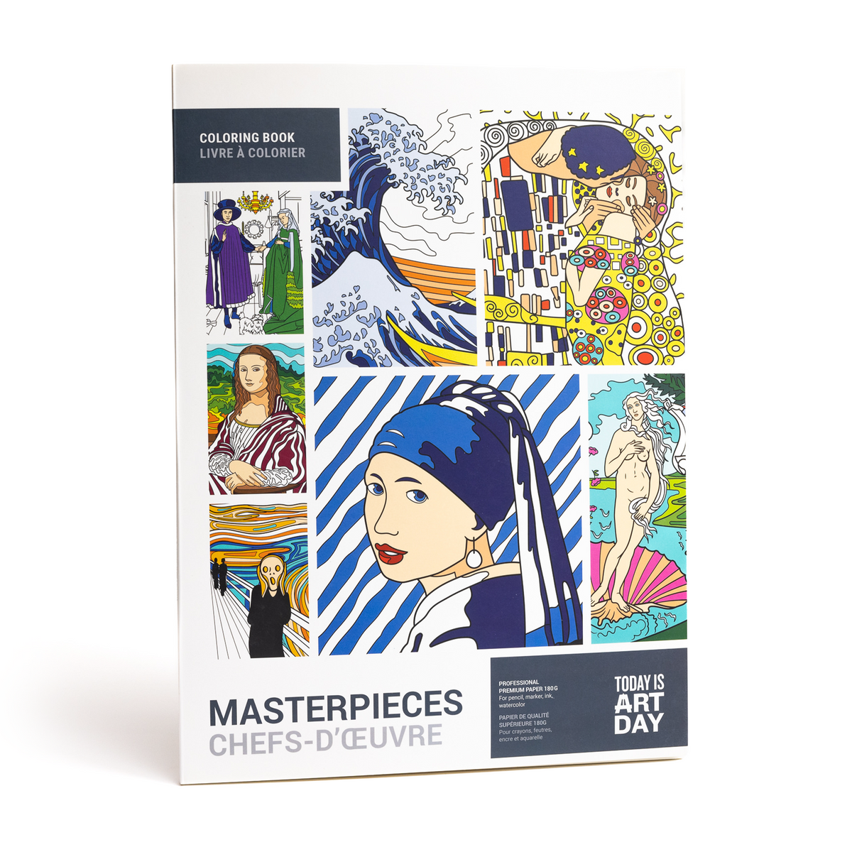 Livre de coloriage Chefs-d’œuvre